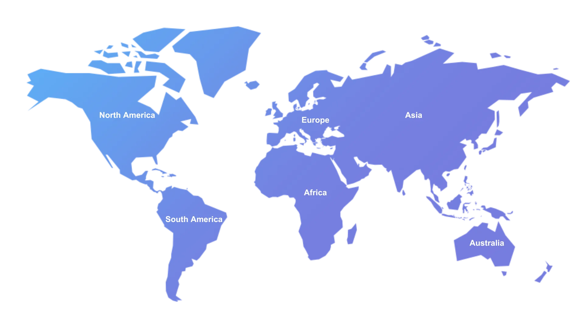country location on map with blue color