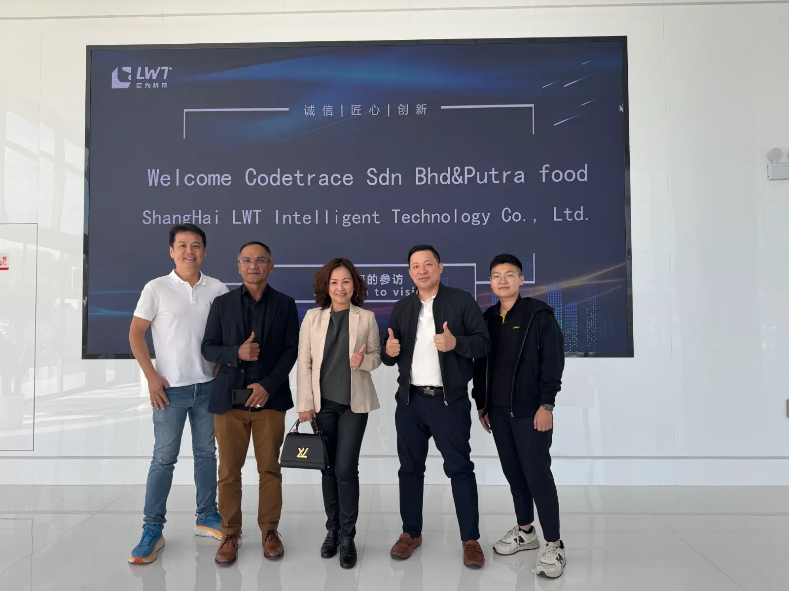 CODETRACE visit to LWT Intelligent Technology, Shanghai